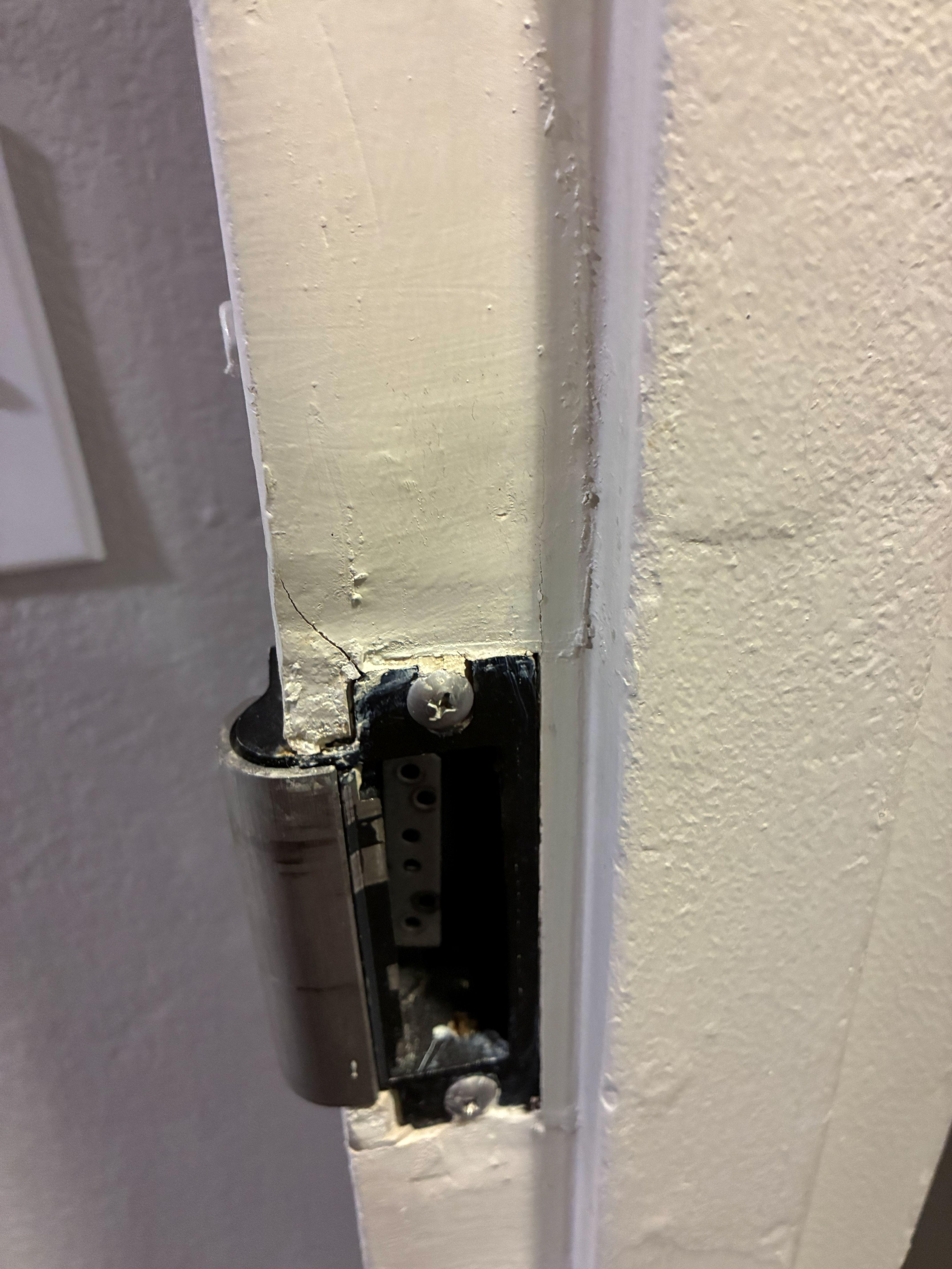 Broken door