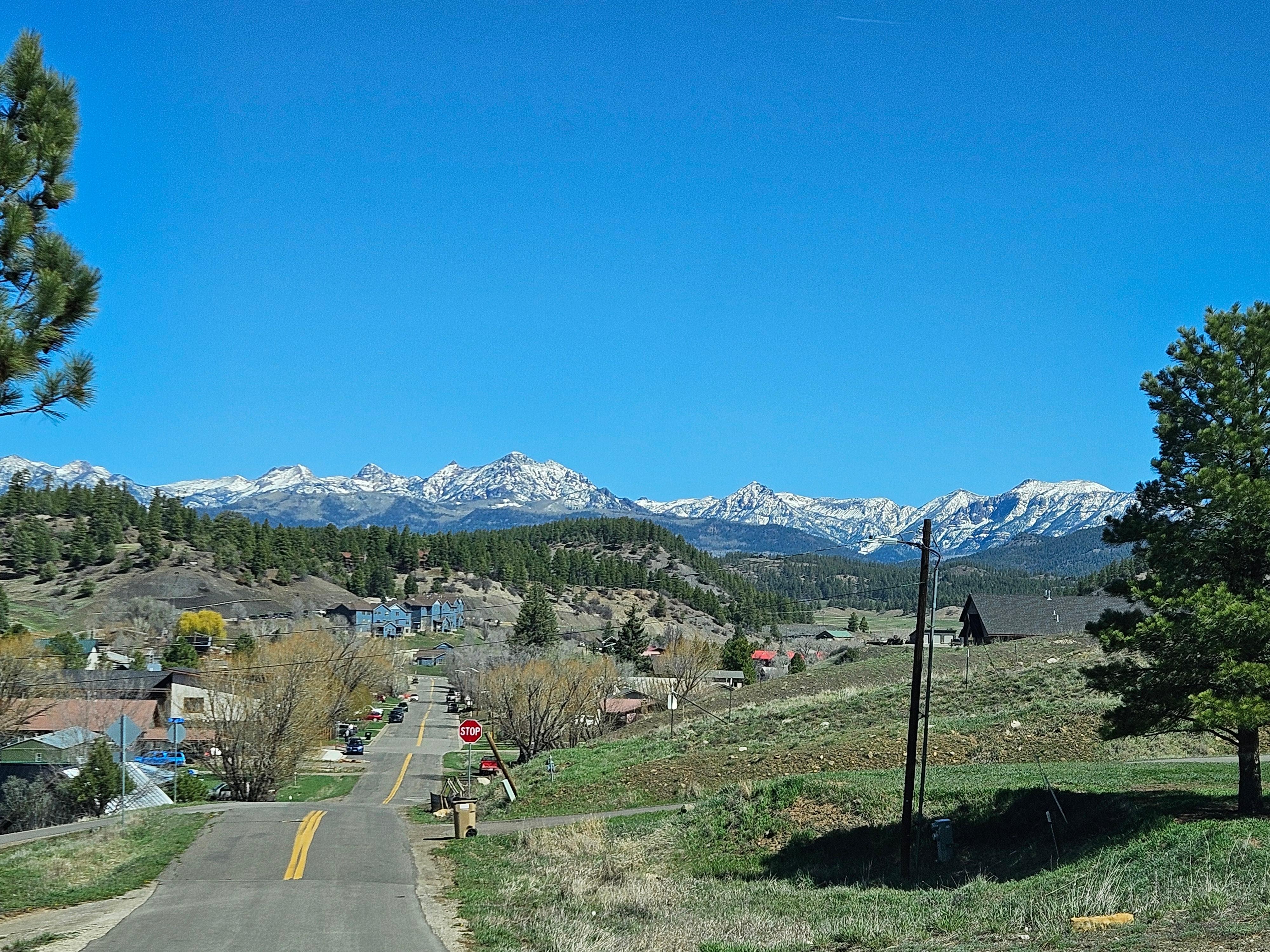 From the front yard, looking North.
