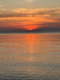 A beautiful sunset.