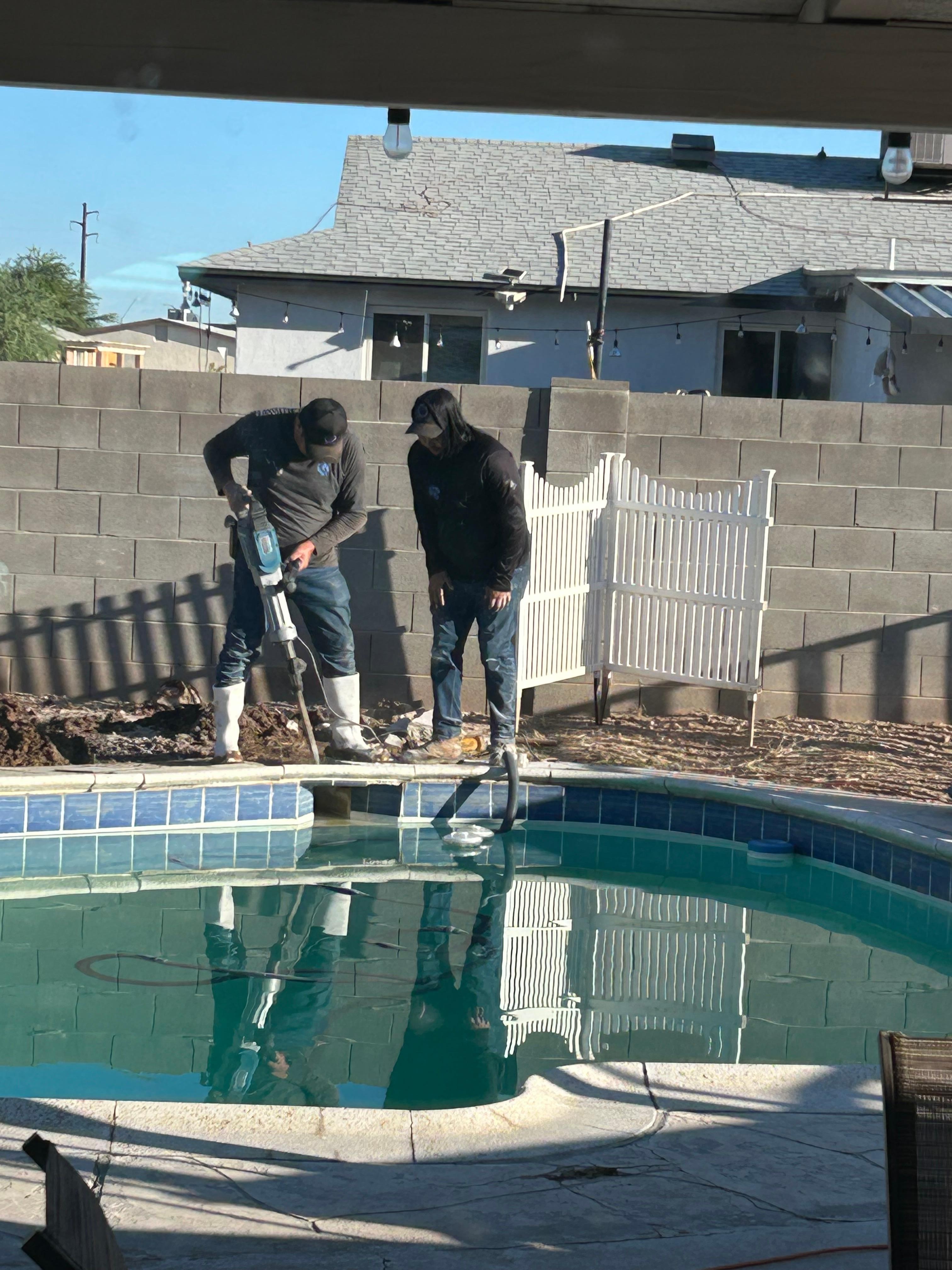 Jackhammer showed up 6:30 am on Saturday