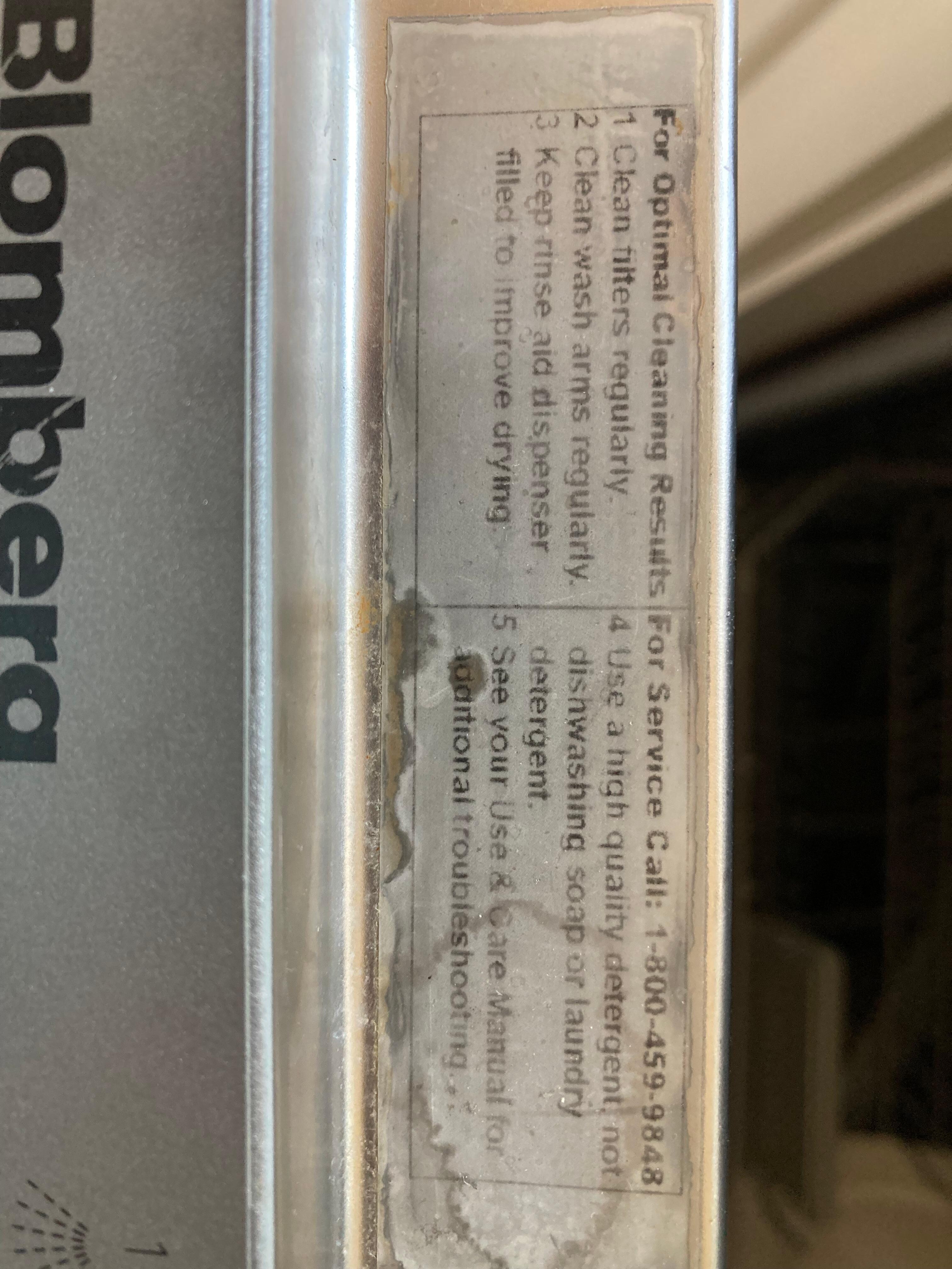 The dishwasher needed leveling for the door to latch and start the cycle