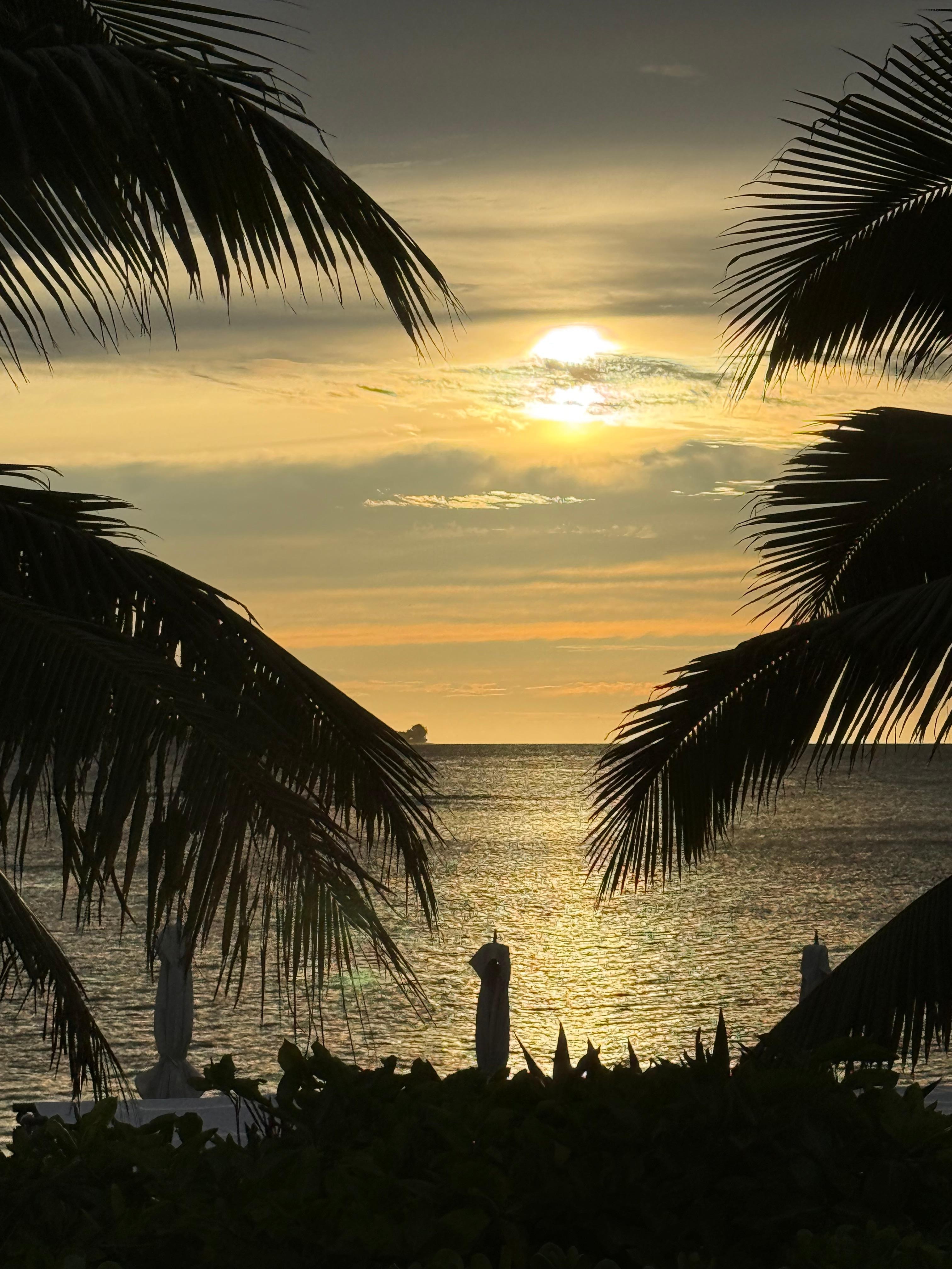 Sunset on Pu’u Poa Beach