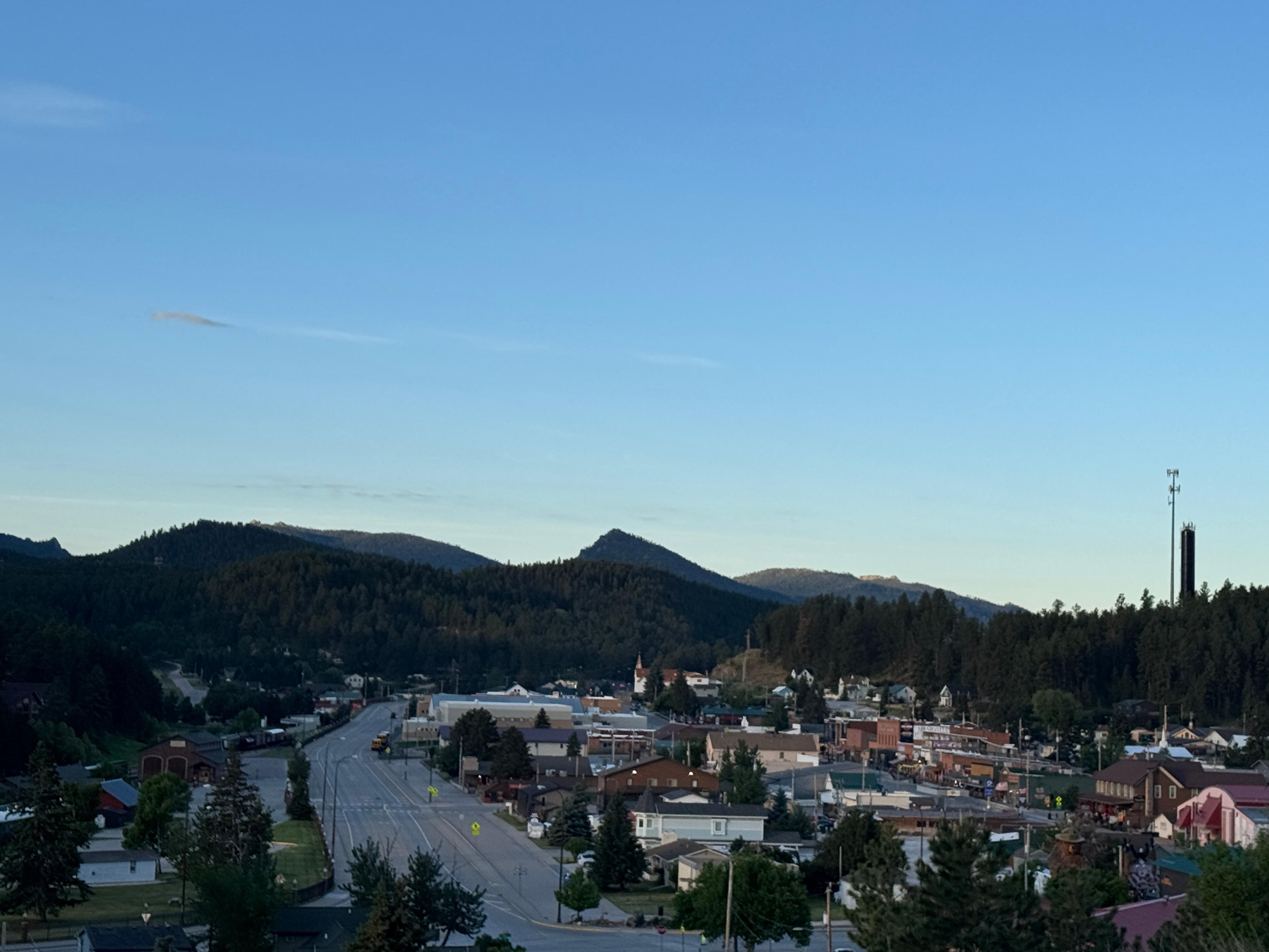 View of Downtown from balcony