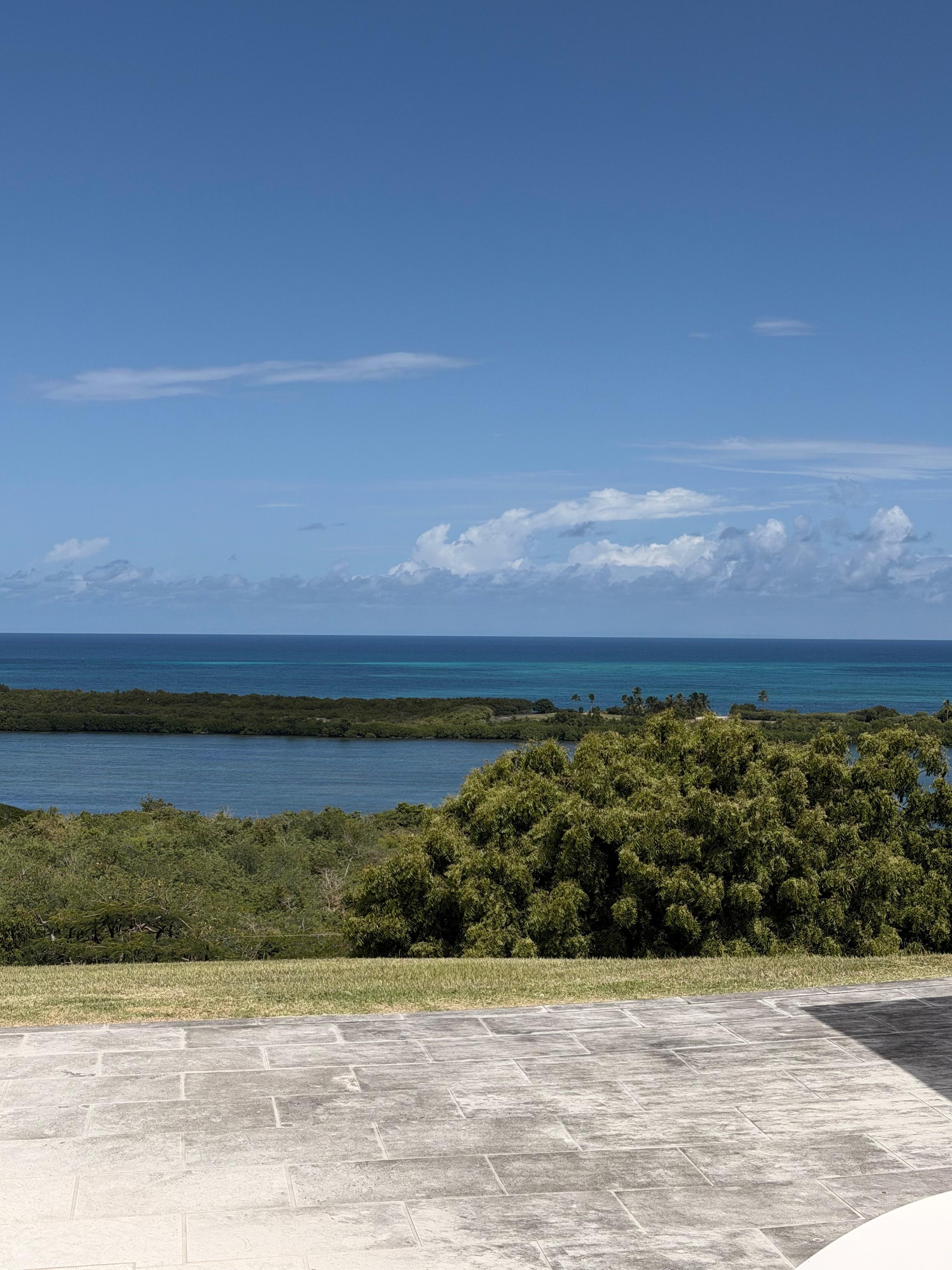 View from the front deck of the home 