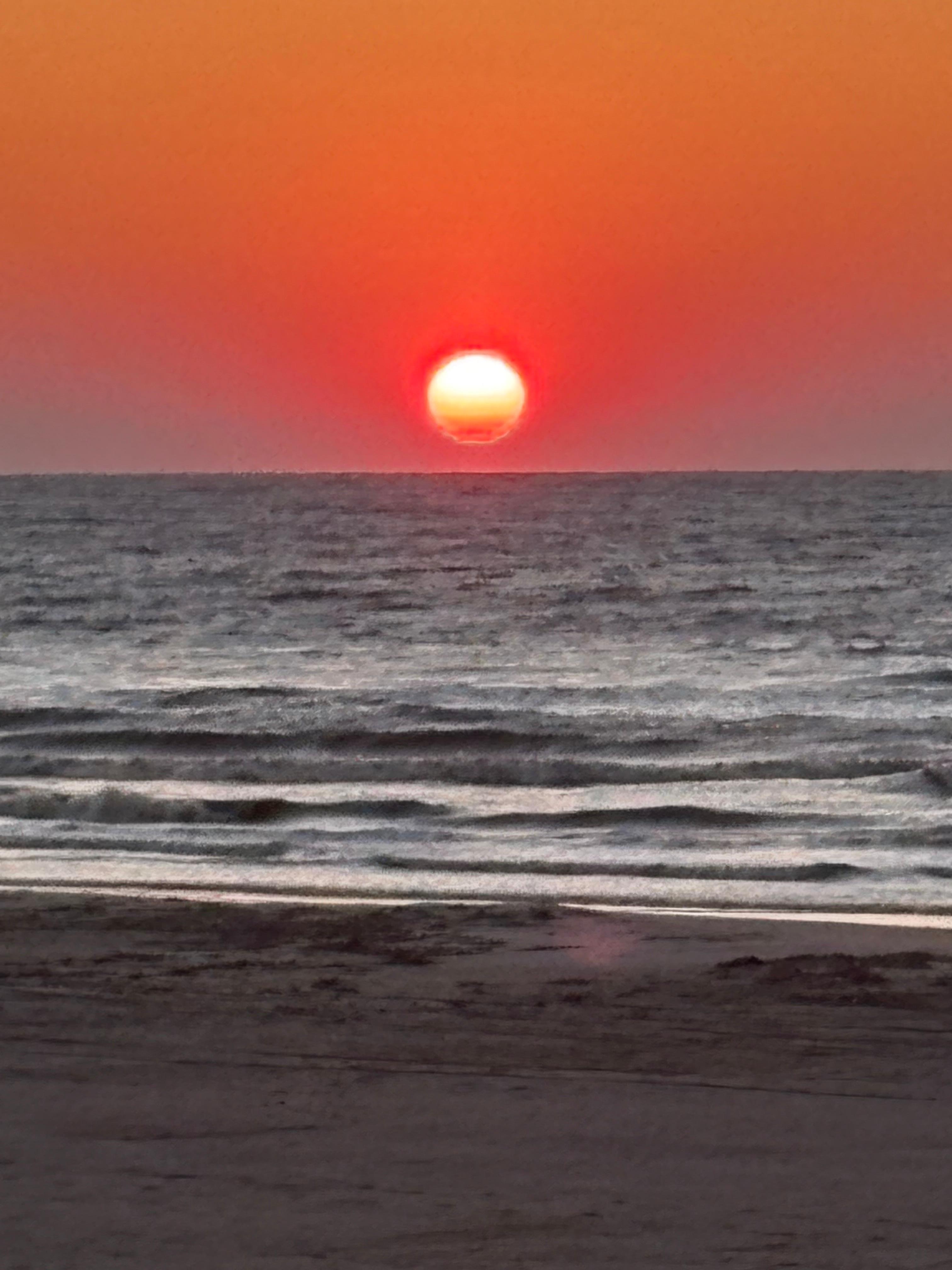 Sunset from the balcony