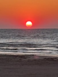 Sunset from the balcony