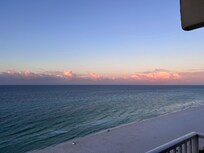 Balcony view sunrise