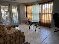 Florida room and den