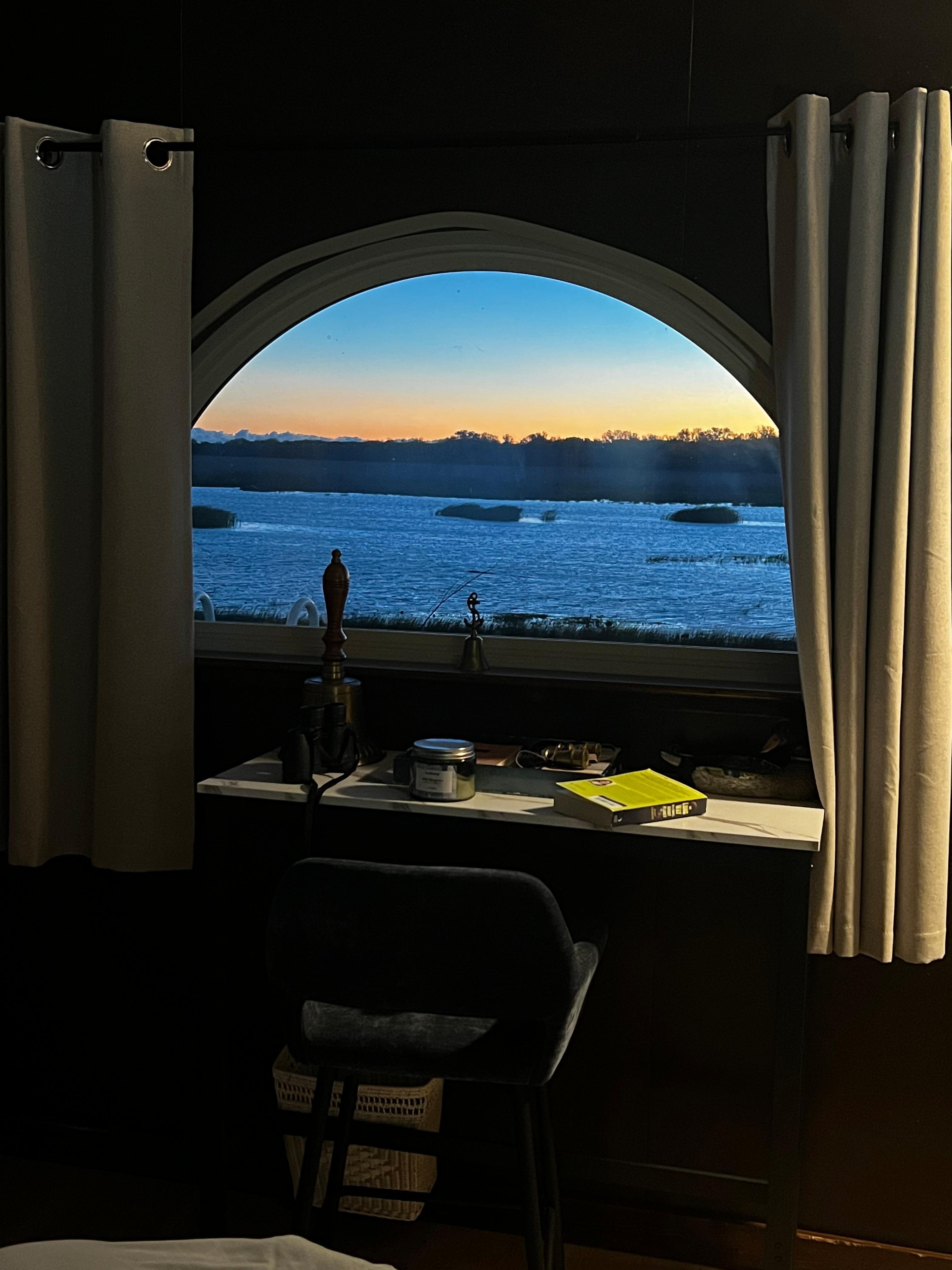 Desk in the upstairs BR