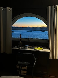 Desk in the upstairs BR