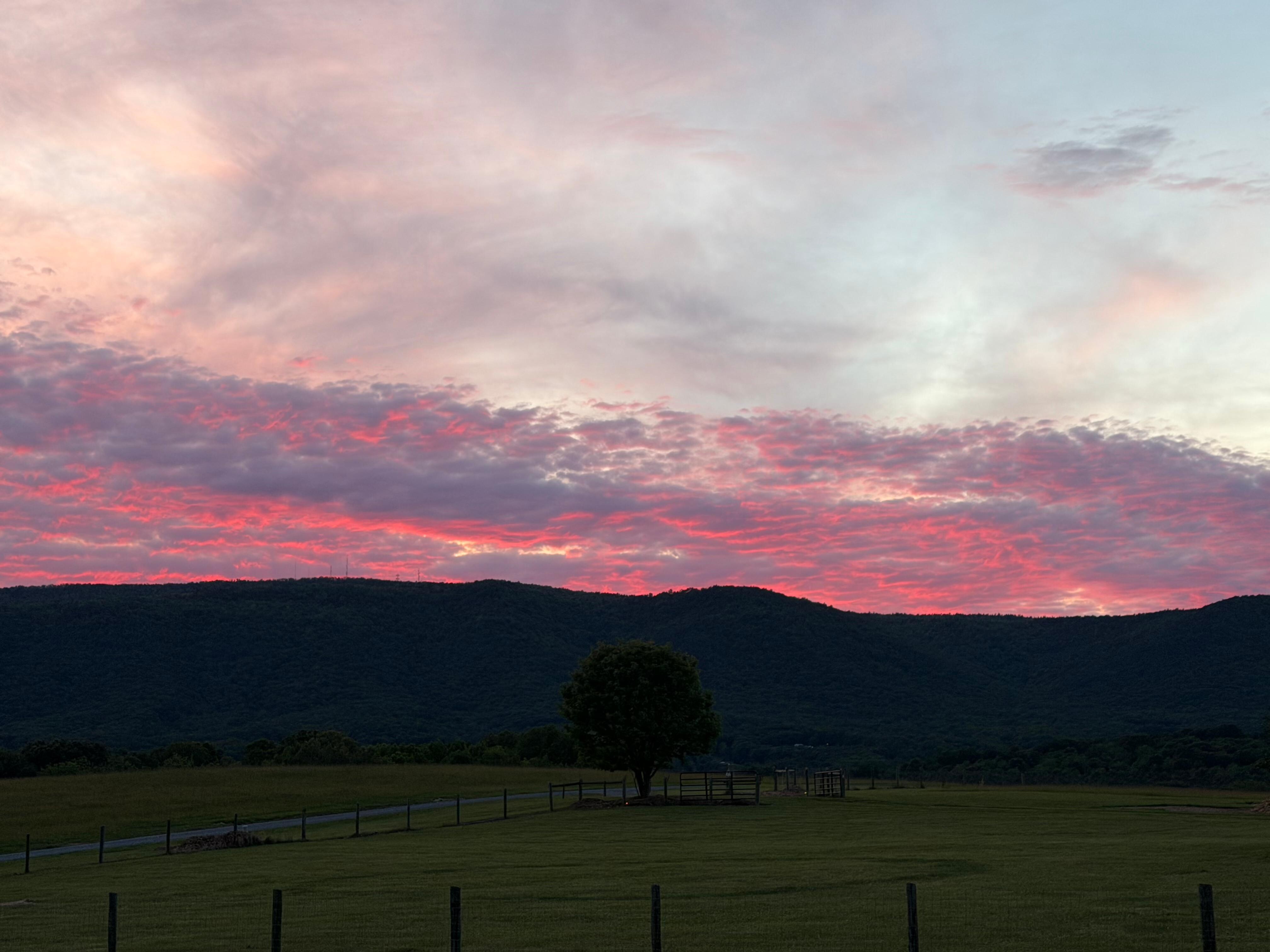Sunset from the deck!