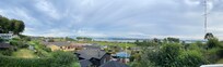 Panorama Blick von der Terrasse