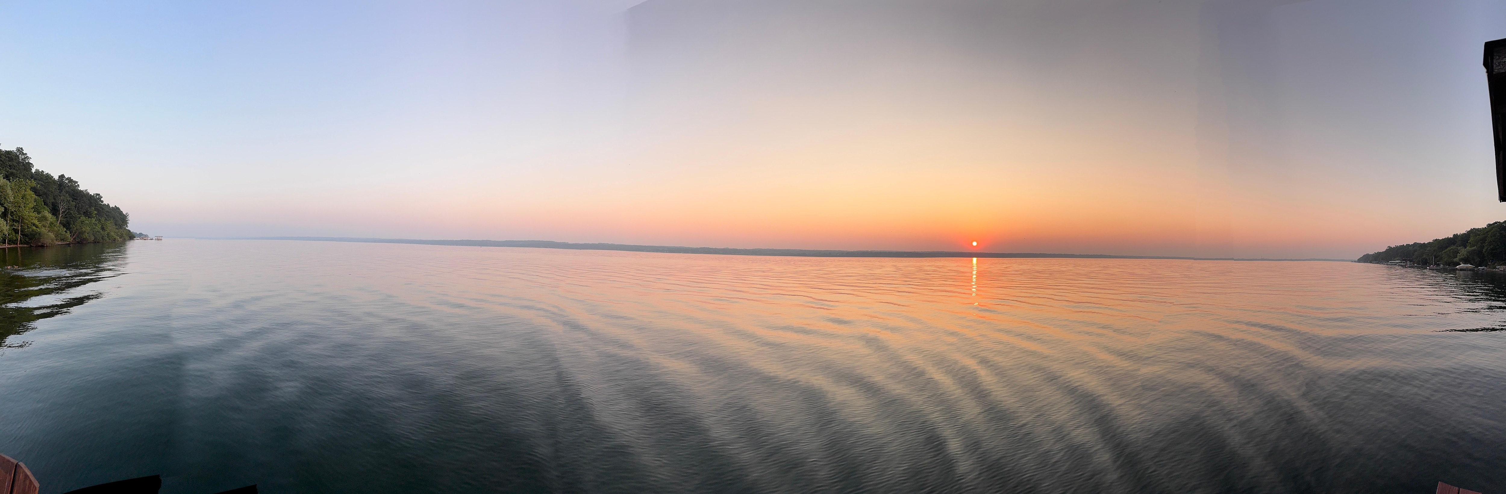 Panoramic from the dock.