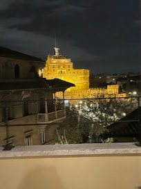 The view from the terrace of Castell St Angelo