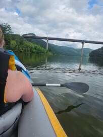 Close by boat launch on Bluestone Lake.