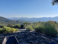 La vue depuis le gîte.