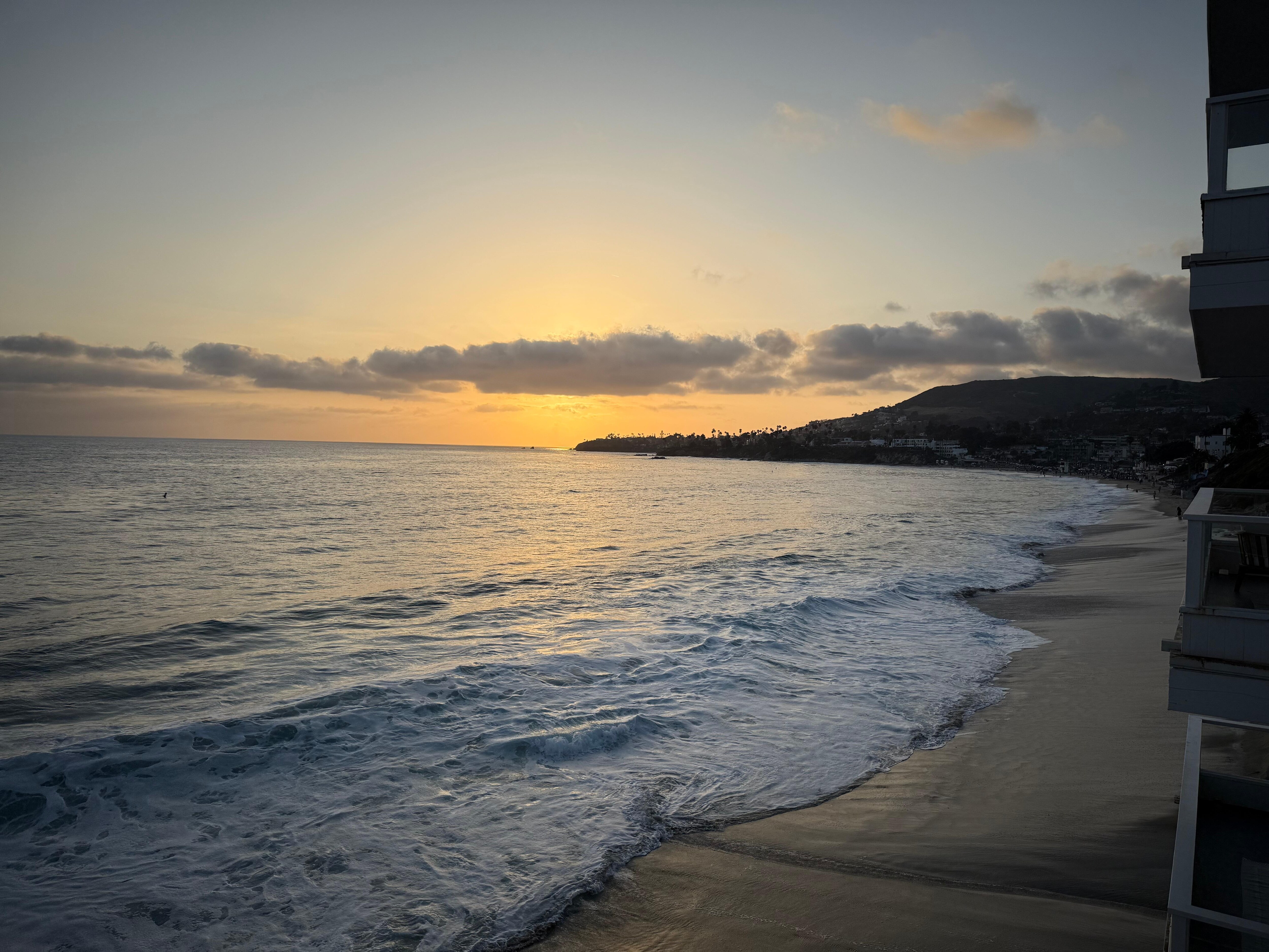 Sunset from oceanview Reef Building 