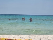 Beach was peaceful and not overcrowded.