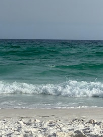 Picture taken from the private beach area.