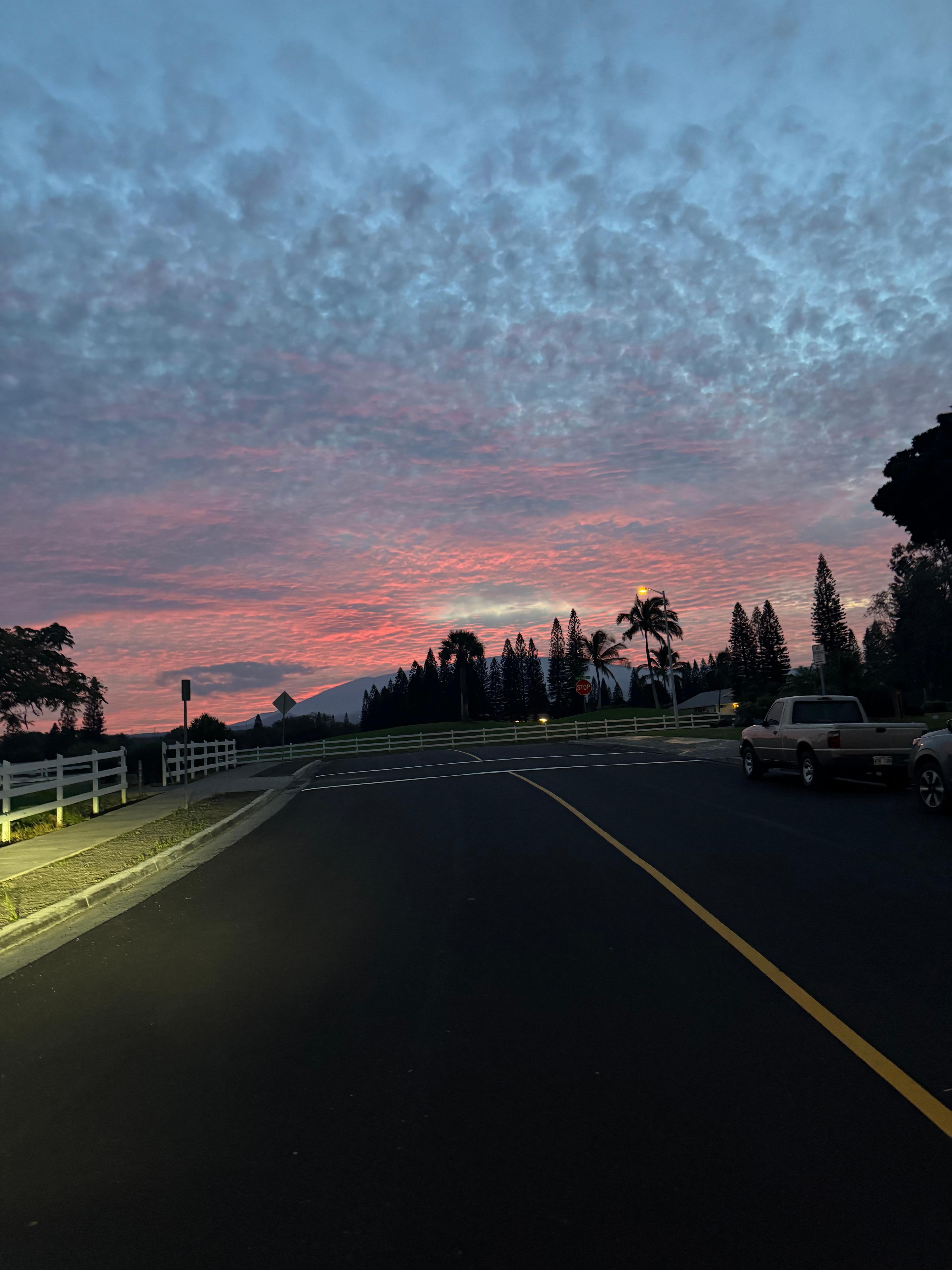 Our last sunrise of the trip leaving the condo