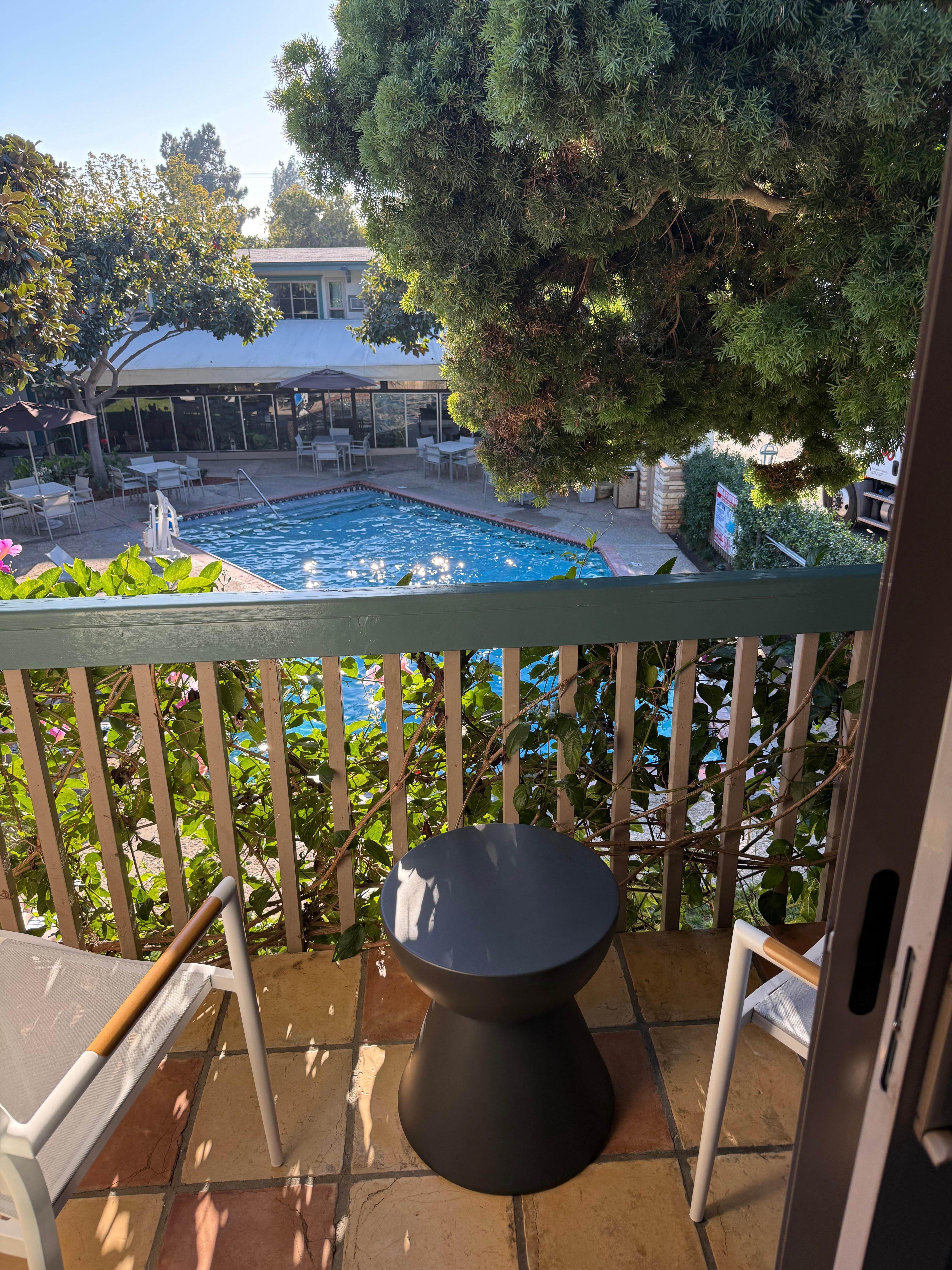 Nice view of the pool 