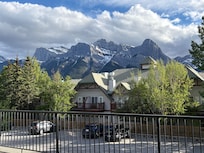 View out back window/patio