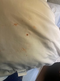 Bloody pillow
