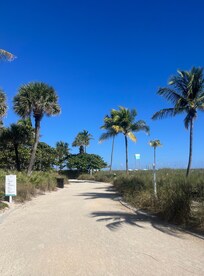 The fabulous bike/walking path.
