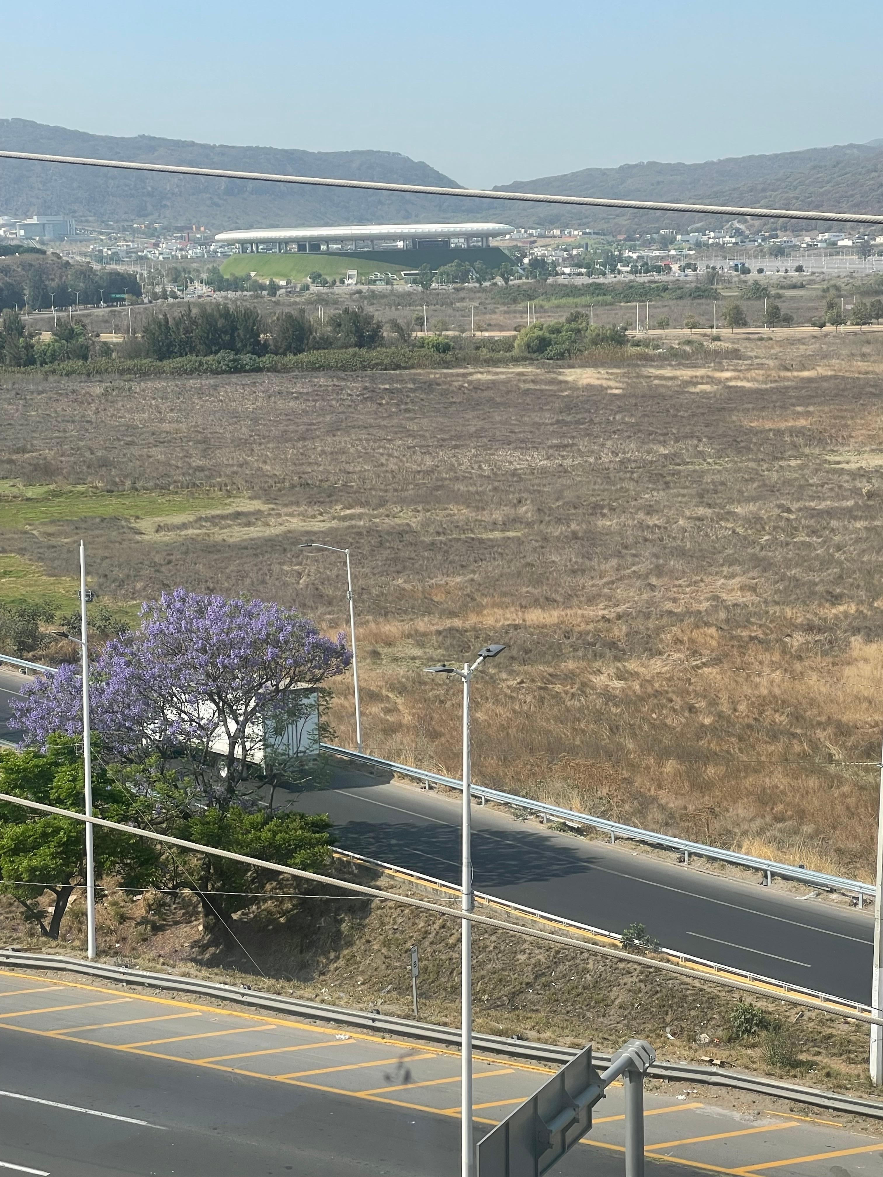 Buena vista al estadio Akron