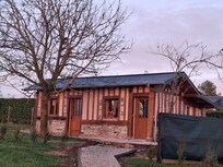 Le gîte Aimée sous le soleil couchant !