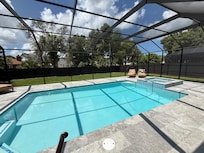 Pool with Hot Tub