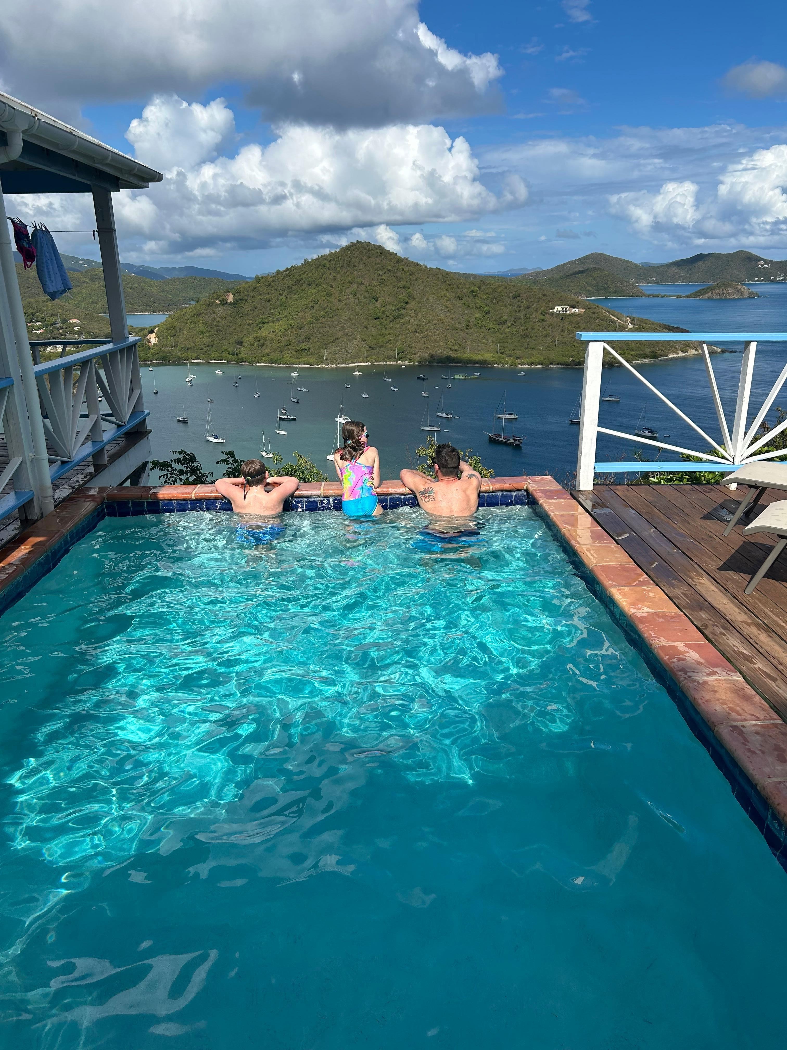 Million dollar view from the pool.  
