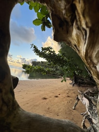 Anini Beach across the street from home.