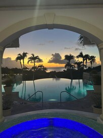View from infinity pool