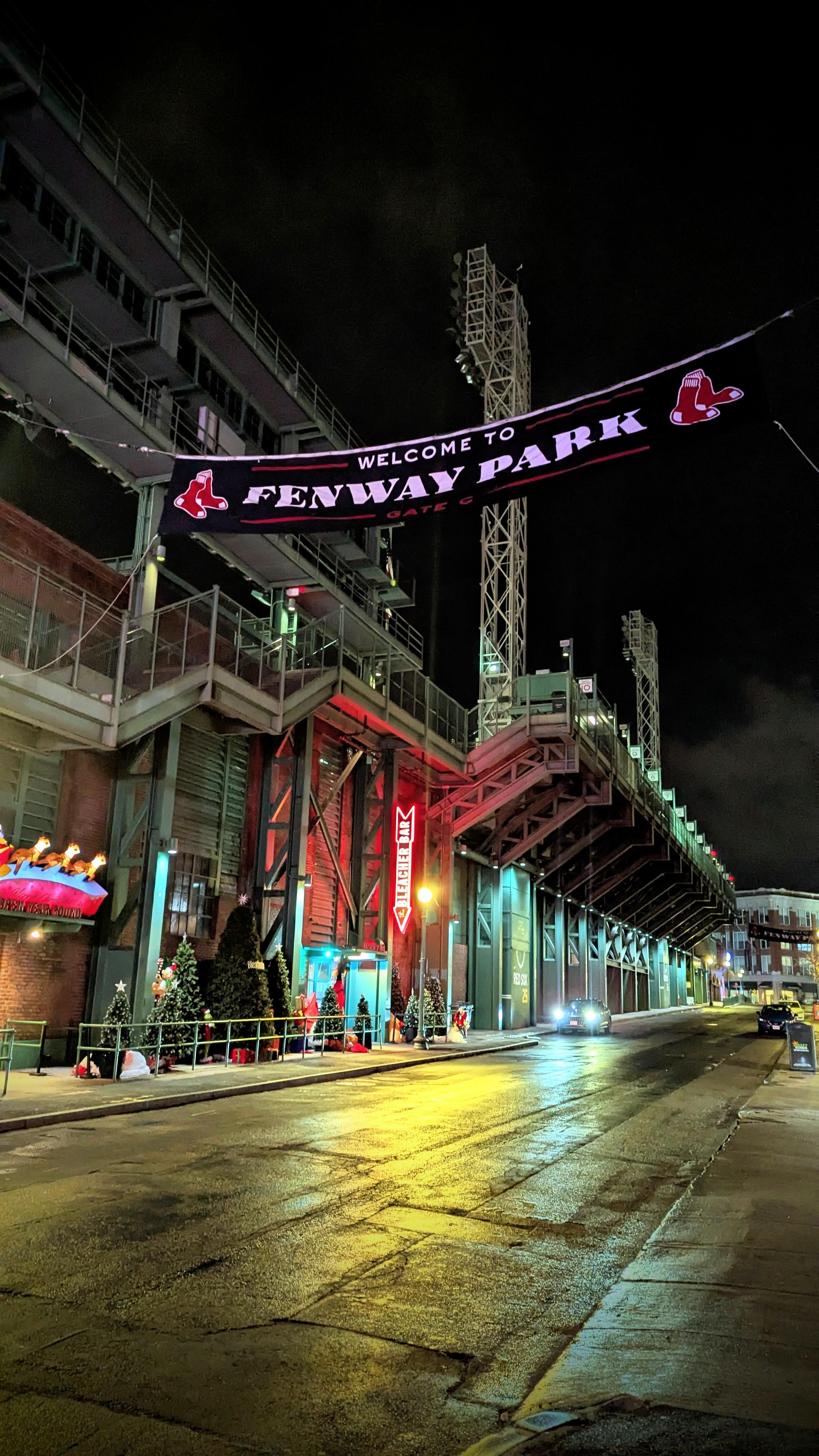 Fenway is literally out our back door.