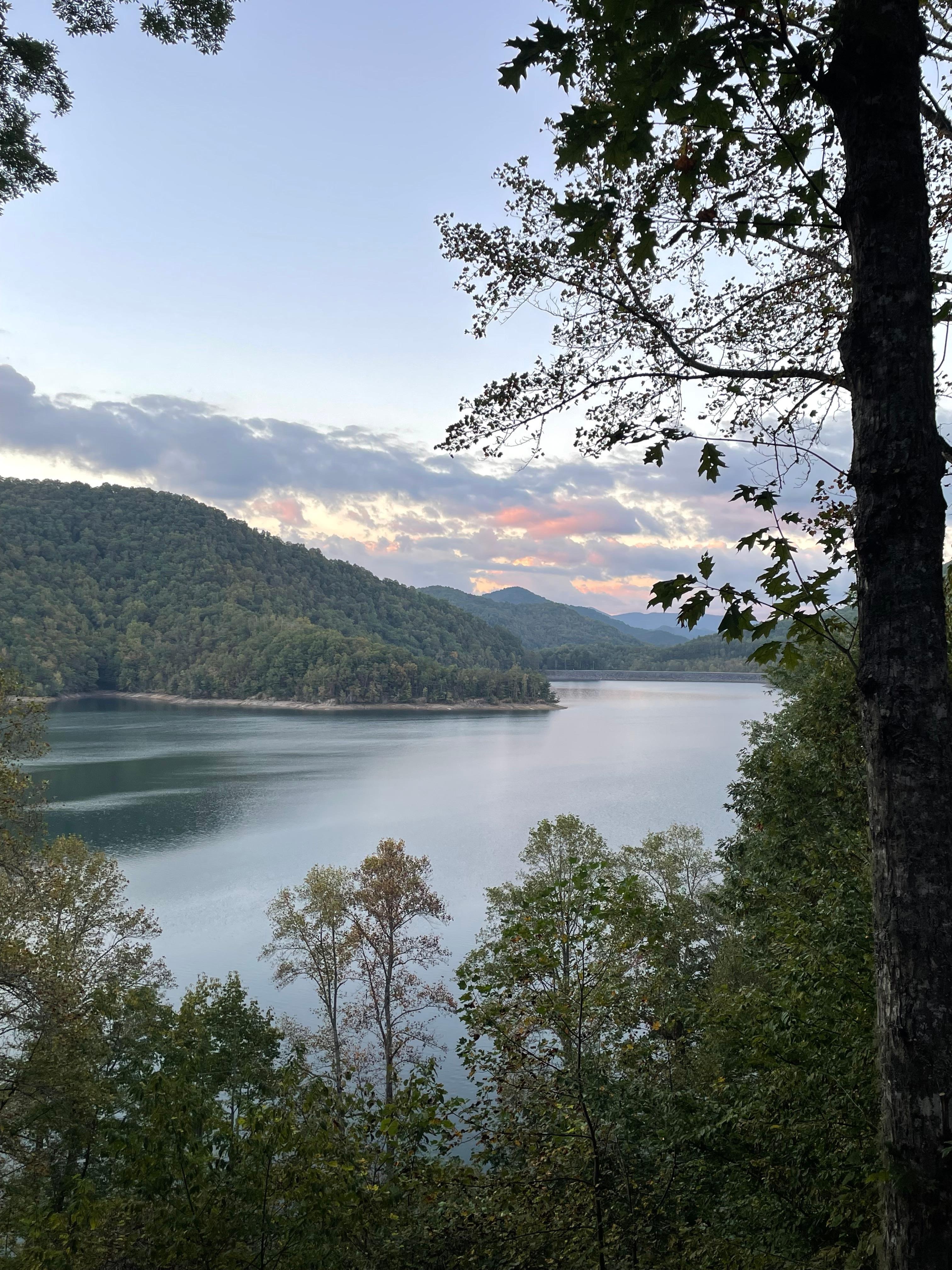 A view from the top deck.