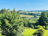 Across the valley