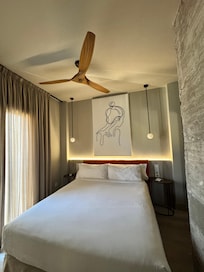 La habitación principal, la cama muy cómoda