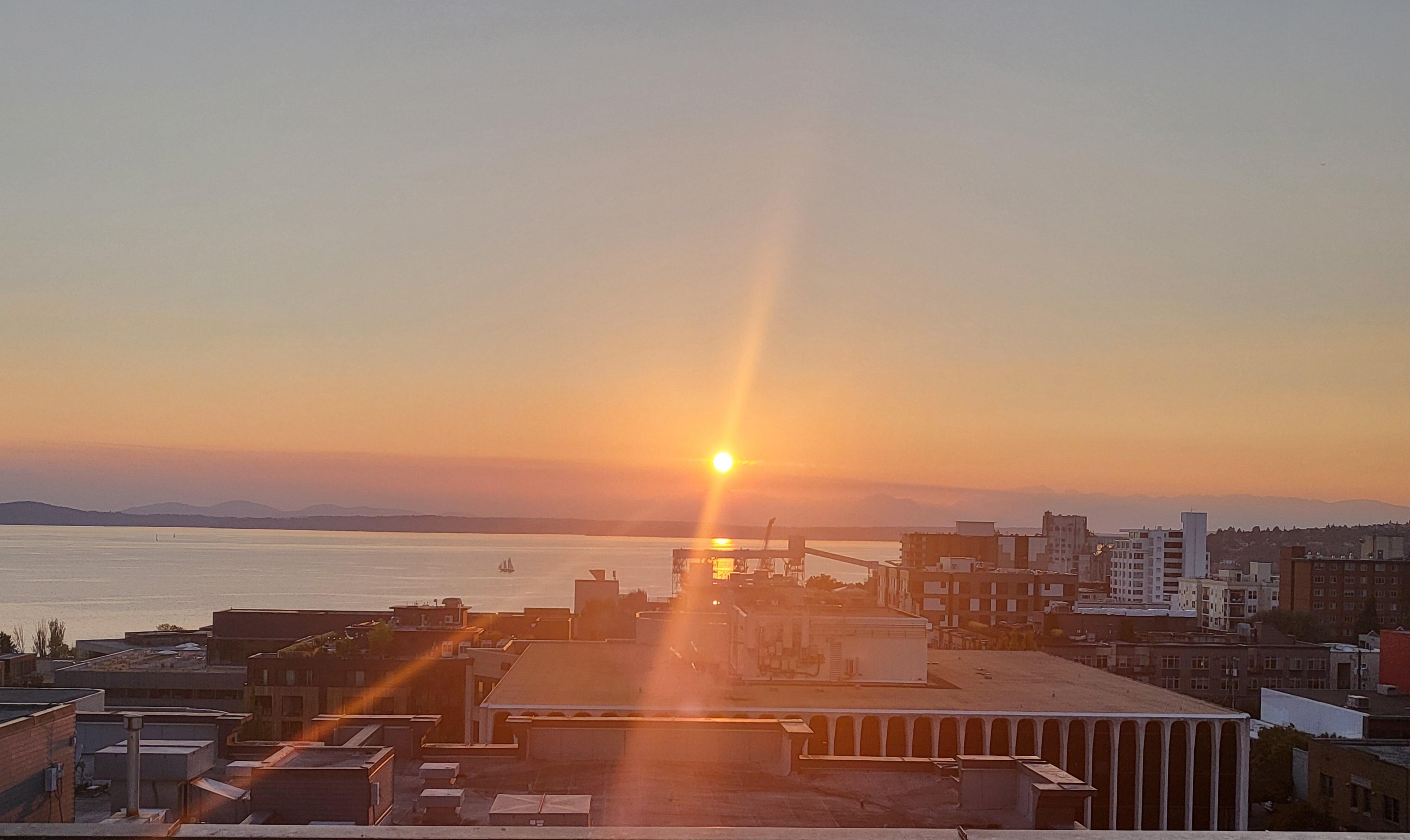 From the rooftop patio 