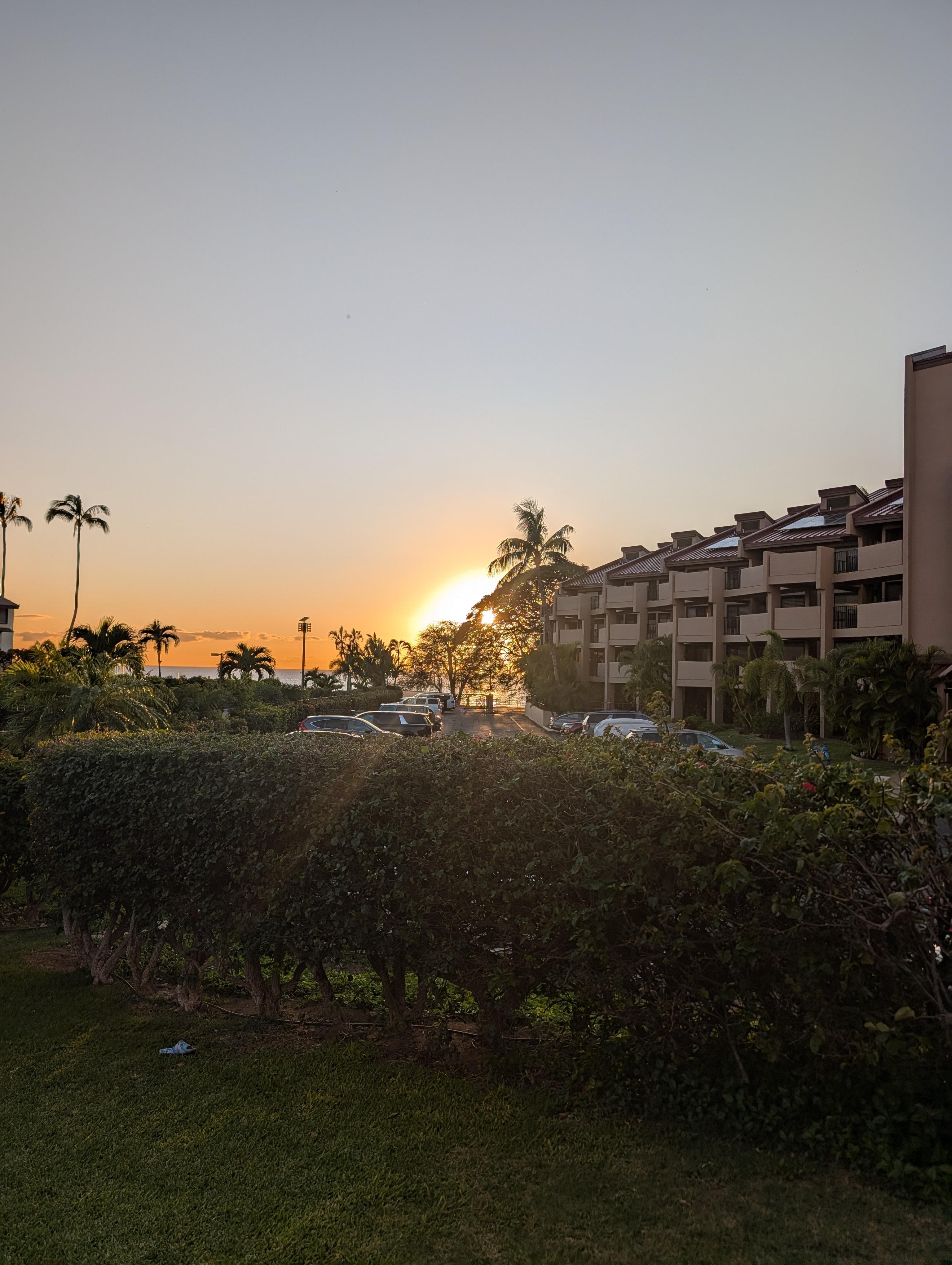Looking toward Kam III from the lanai