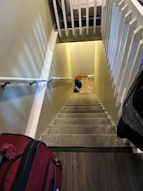 Steps to room 28 - extra steps up- steep
