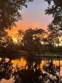 Beautiful postcard sunsets!! This was our last night there.