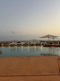The beachside pool. A new pool is also under construction and looks like it'll be amazing when it's ready!