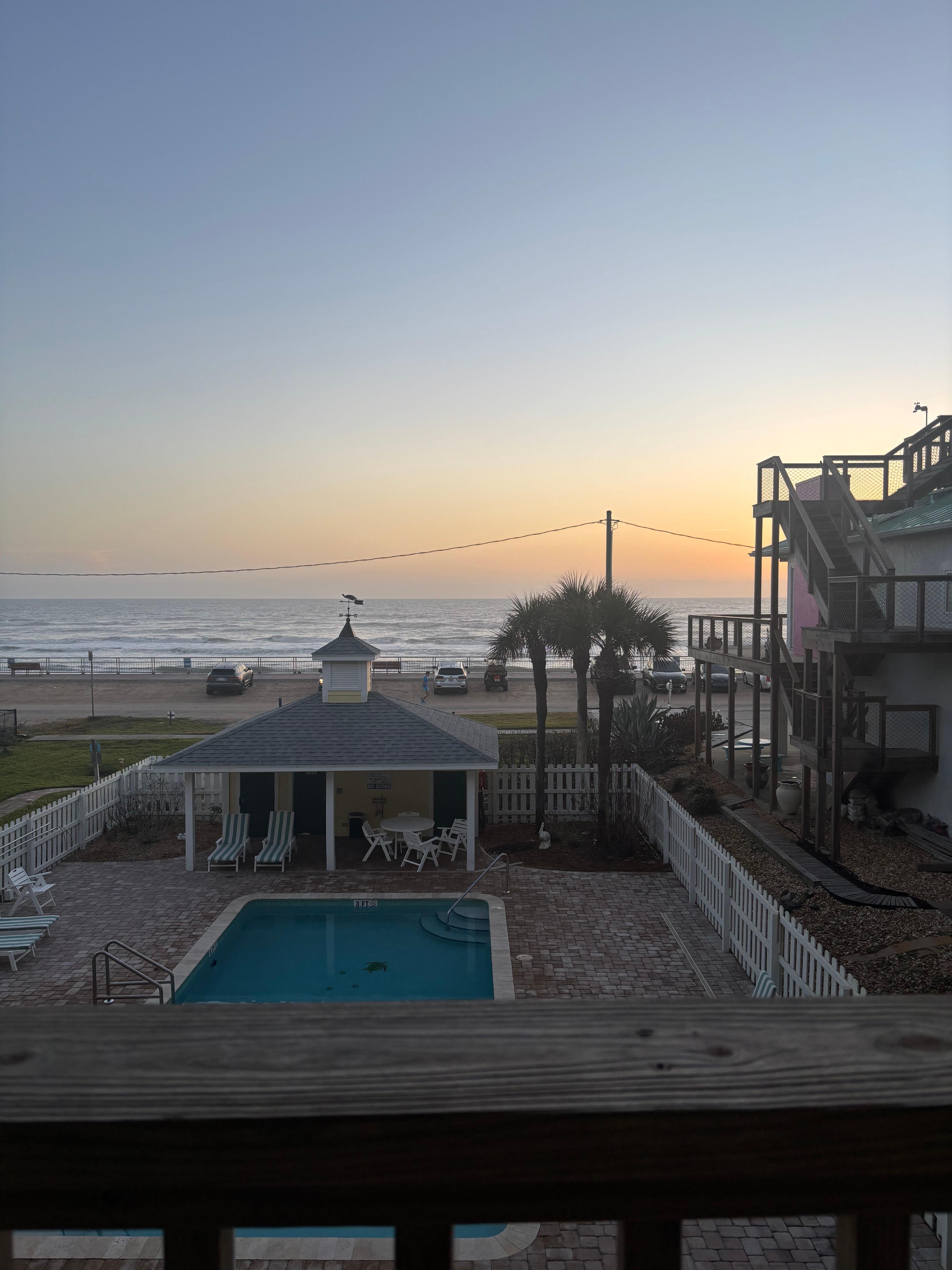 Great place to have coffee and watch the sun rise! 