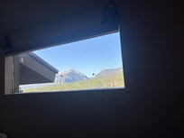 From upstairs window