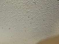 Dirty wall. Those spots aren’t supposed to be there.