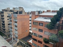 La vista desde el lado Norte del hotel.