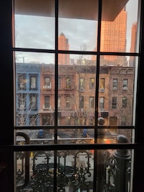 View from door to balcony