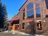 Outback with a little snow.