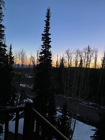 Cabin sunrise